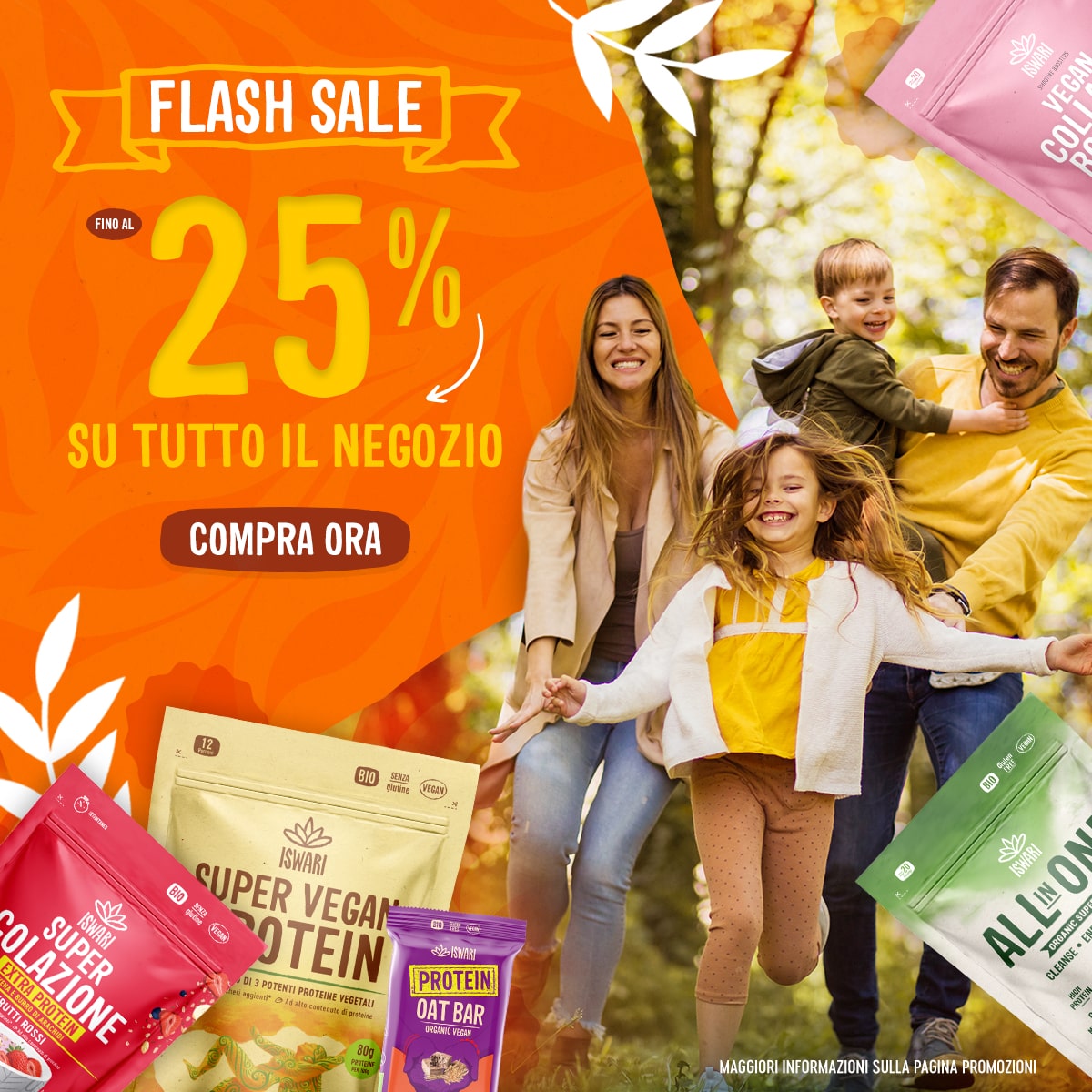 Saldi Flash! Fino al 25% di sconto